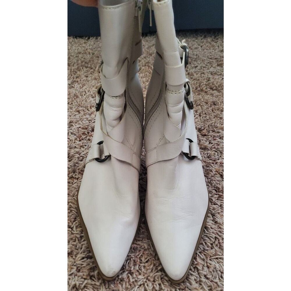 Vintage - Victoria's Secret Colin Stuart Winter White Leather Stiletto Boots - 6